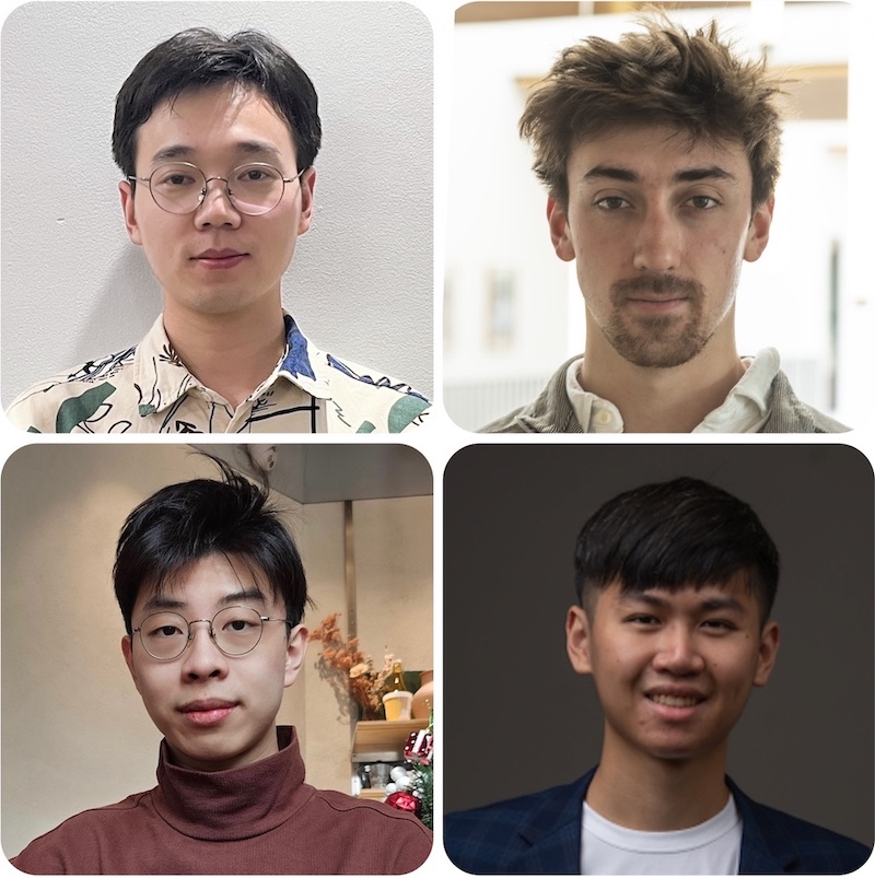 Dr. Chenhang Xu, Henry Bell, Yu-Che Chien, and Patrick Liu