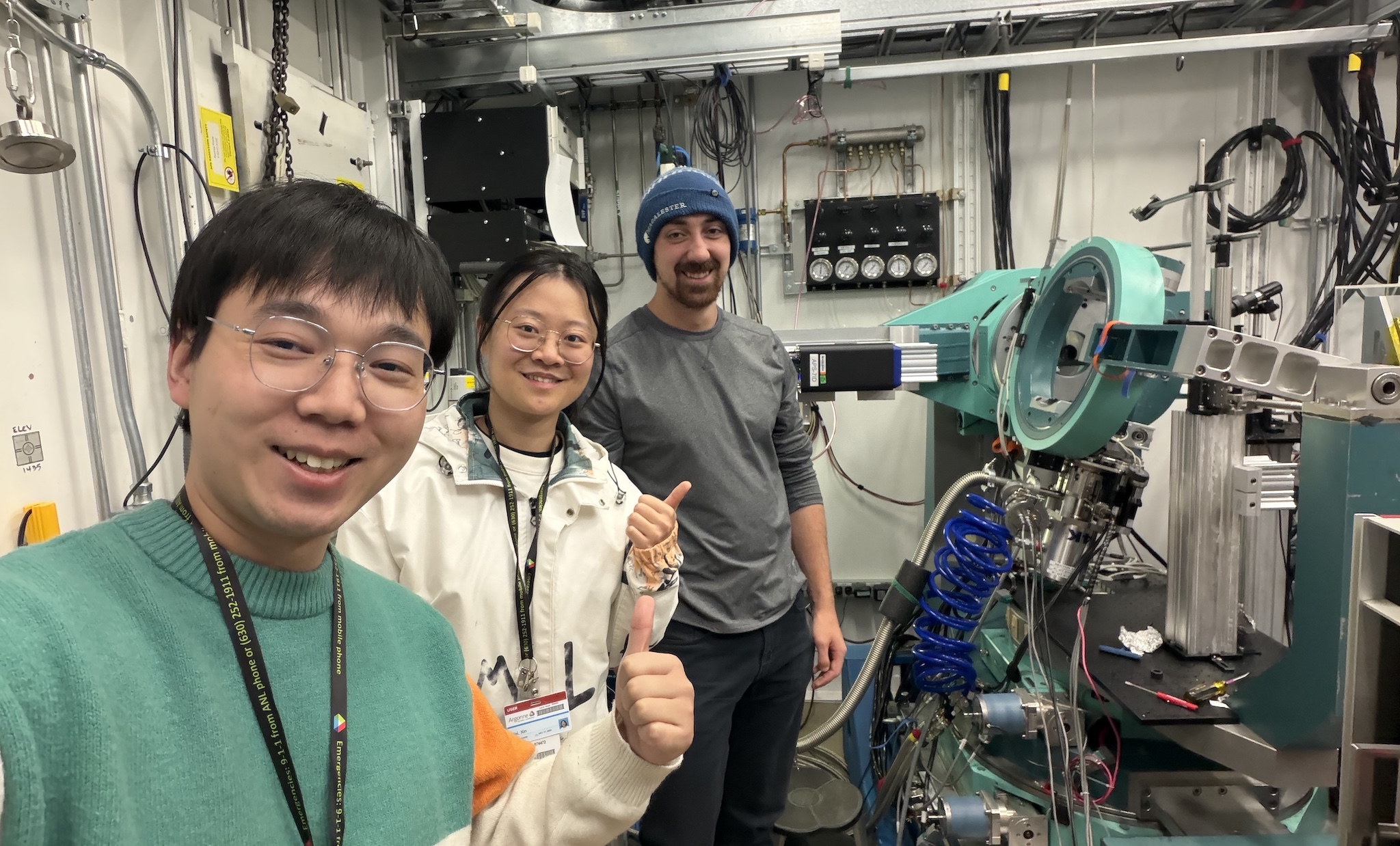 Time-resolved X-ray beamtime with strained film at APS in Argonne